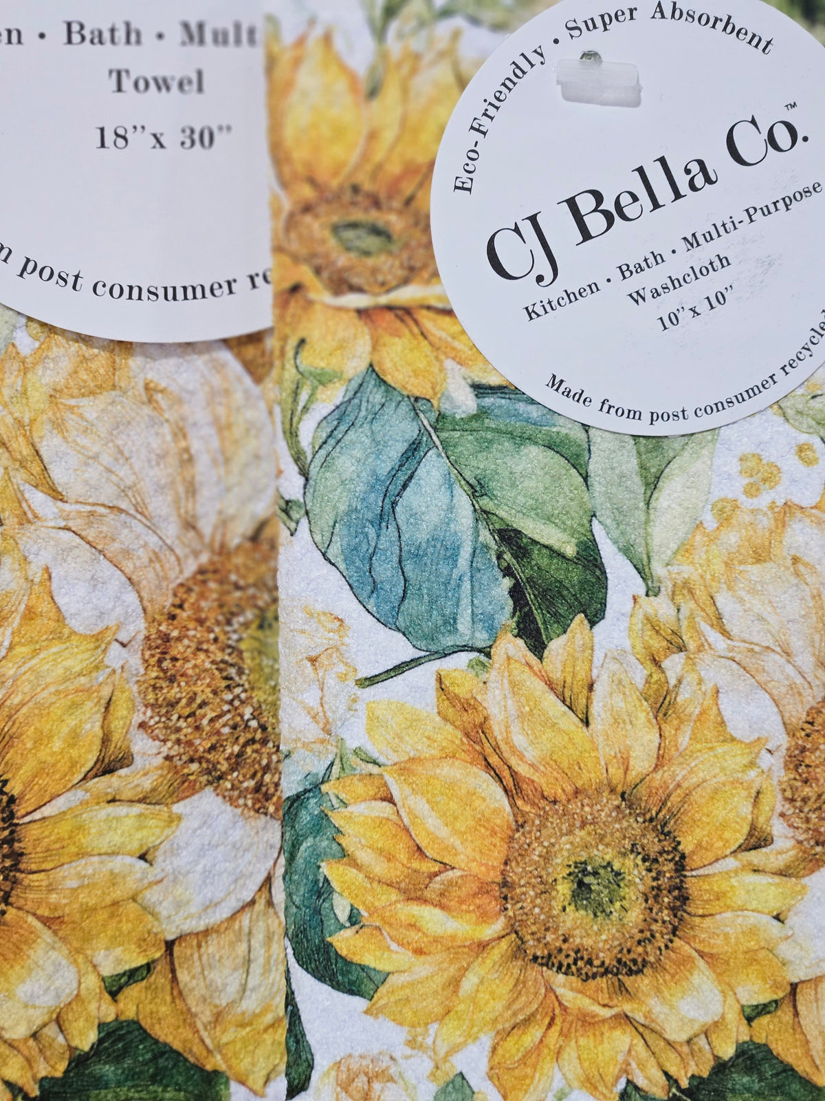Sunflowers Washcloth