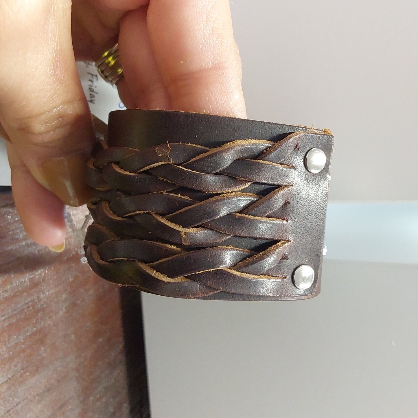 Punk Leather Cuff