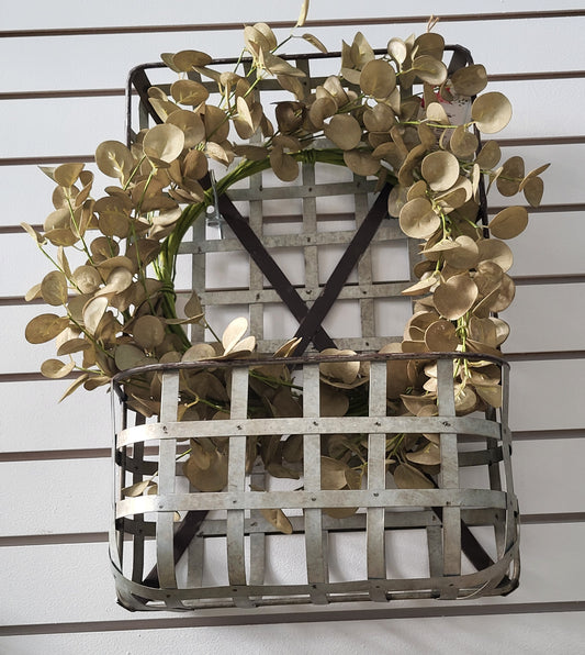 Small Tobacco Hanging Metal Basket