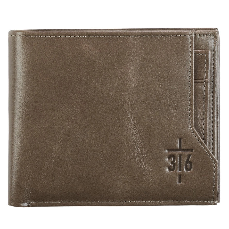 John 3:16 Leather Wallet