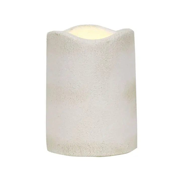 White Cement Timer Pillar