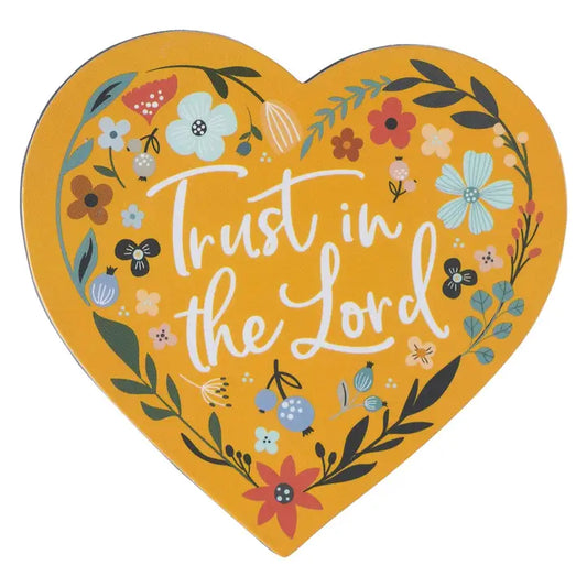 Trust In The Lord Floral Magnet
