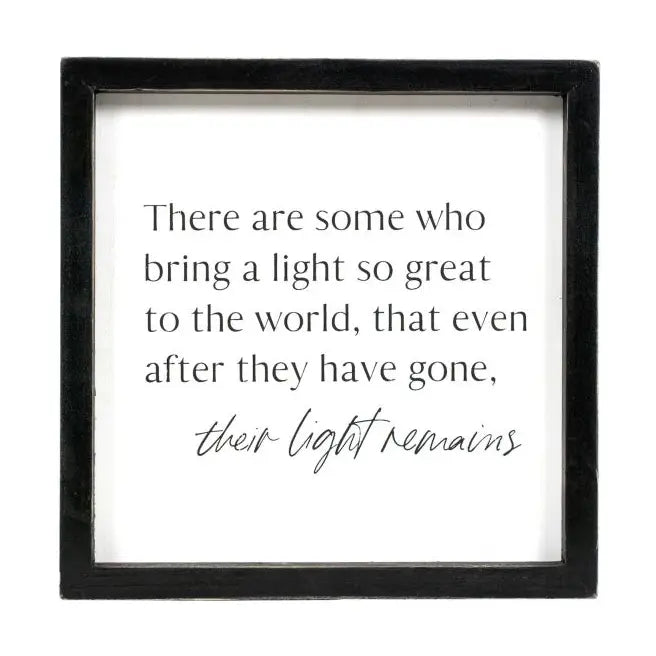 9x9 Wood Frame Sign Forever