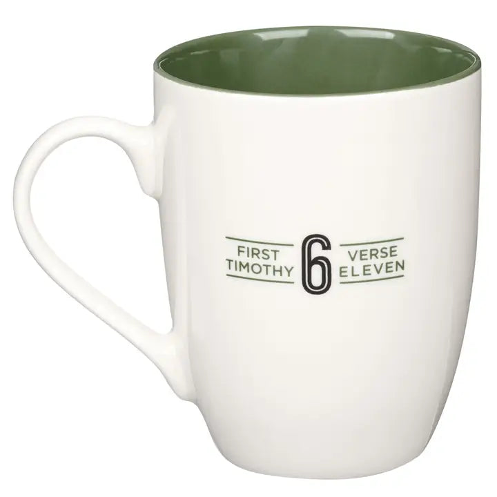 Mug Green/Black Man of God 1 Tim. 6:11