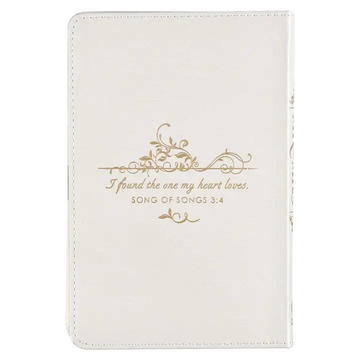 Devotional For Mr. & Mrs. White Faux Leather