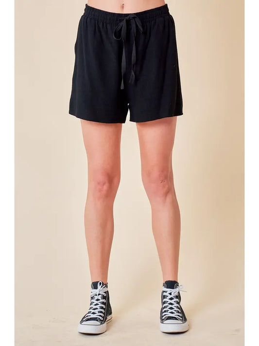 Linen Drawstring Shorts