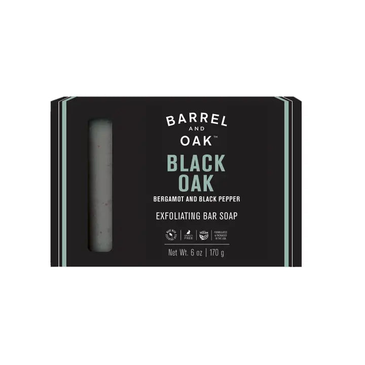 Barrel and Oak-Black Oak Bar Soap