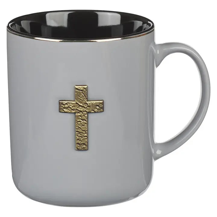 Metal Cross Mug