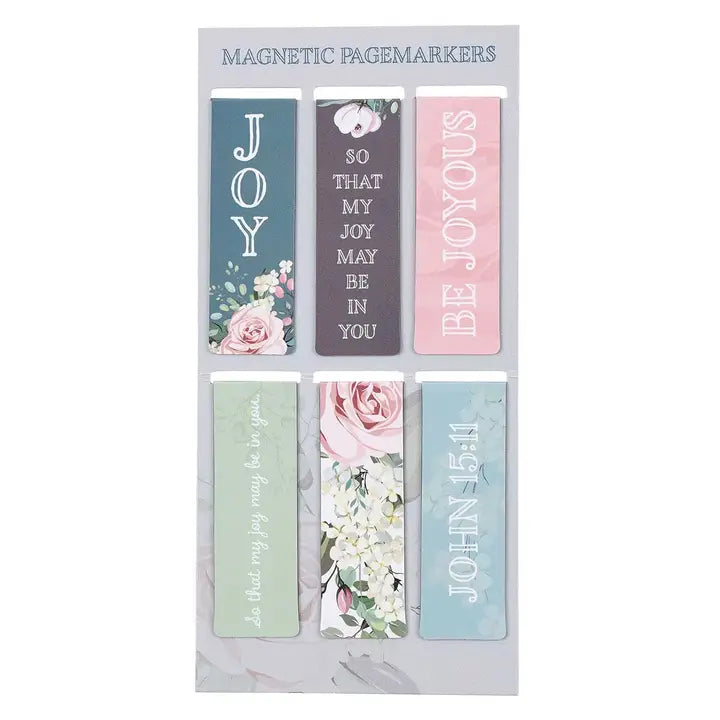 Joy Magnetic Book Marks