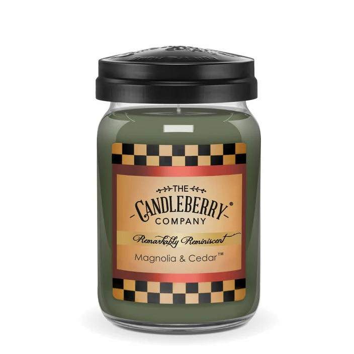 Magnolia & Cedar Lg Jar