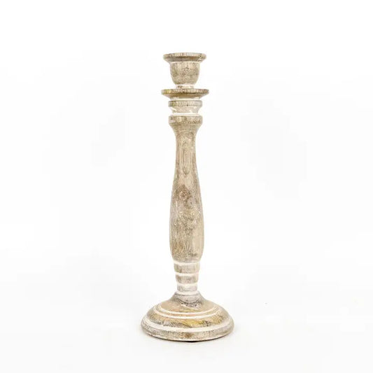 Mango Wood Candle Holder