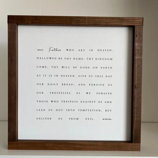 Our Father Who Art in Heaven