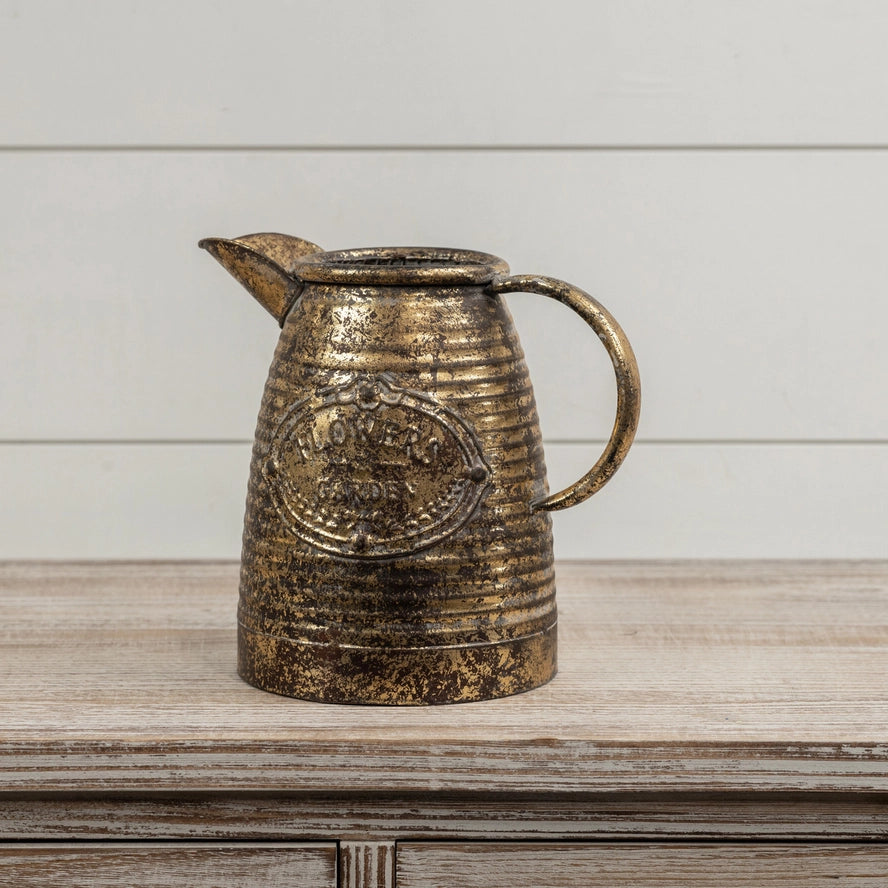 Aged Gold Vase