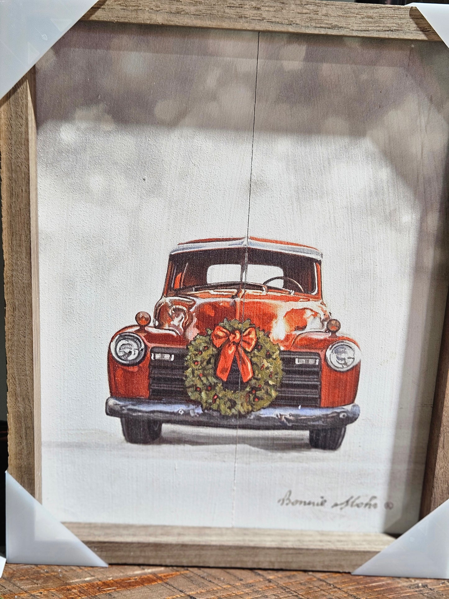 Dazzling Red Truck Sign