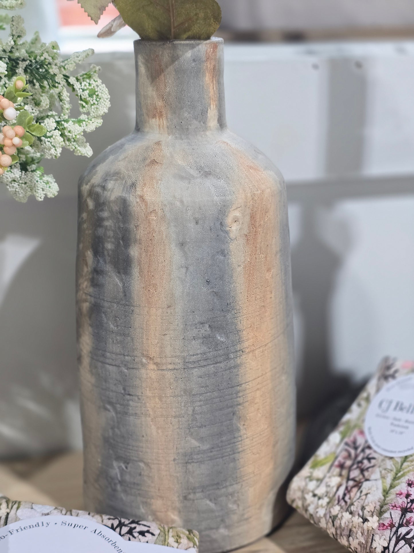 Painted Narrow Vase