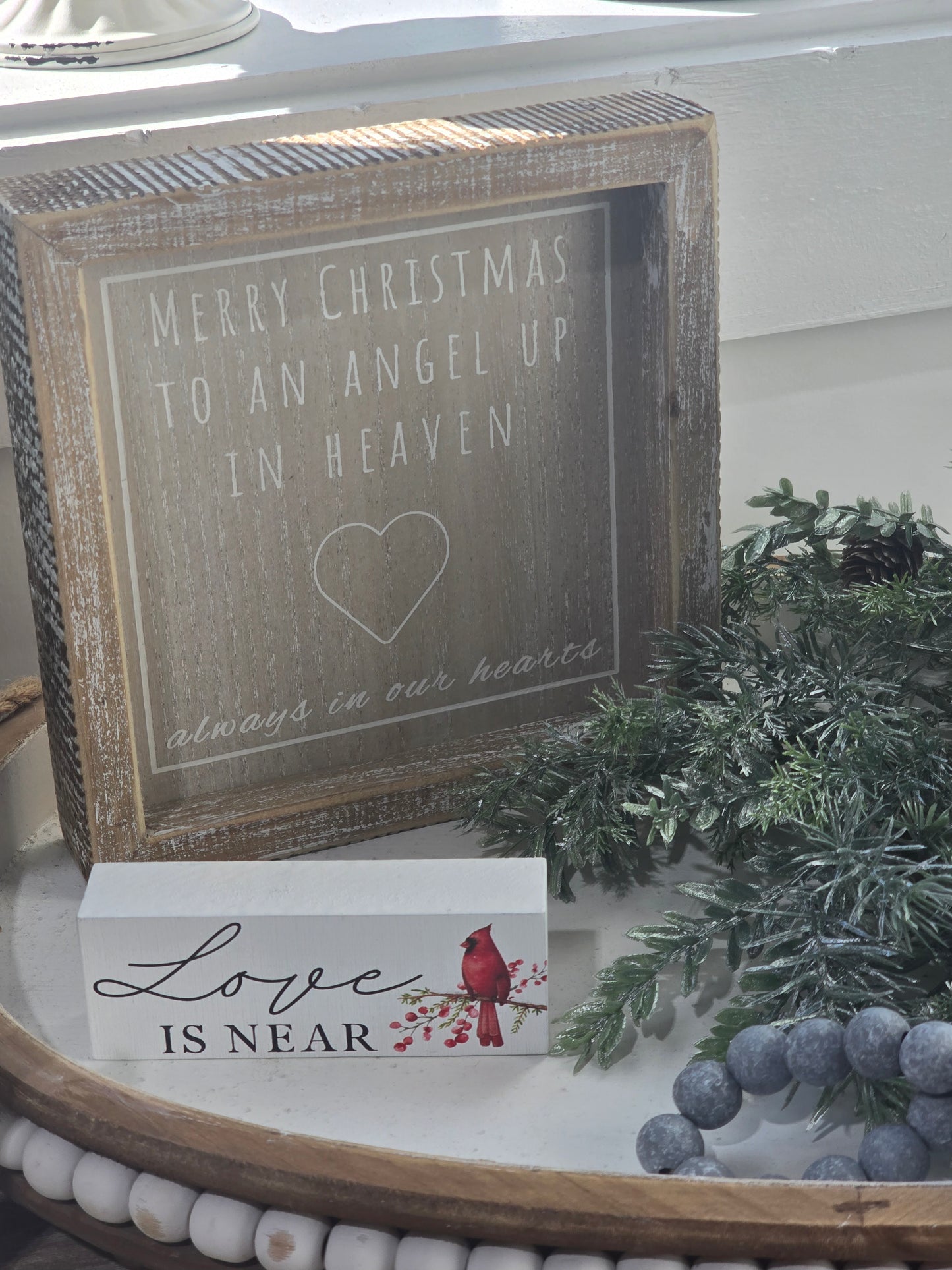 Merry Christmas In Heaven Sign