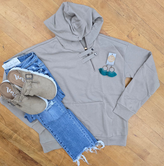 French Terry Half Zip