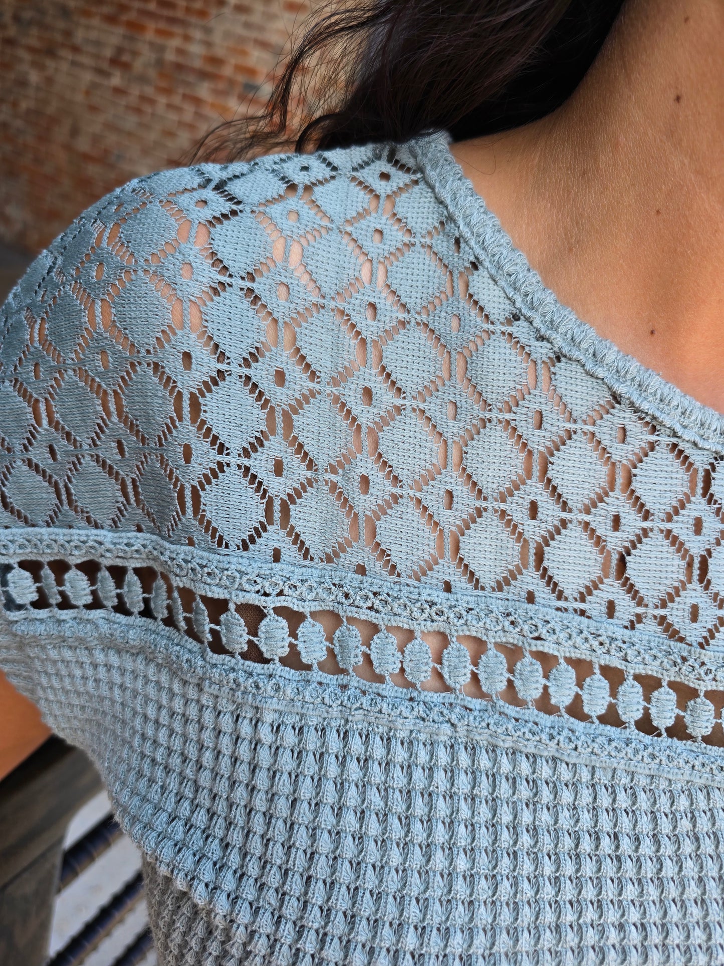 Benny Waffle Knit Top