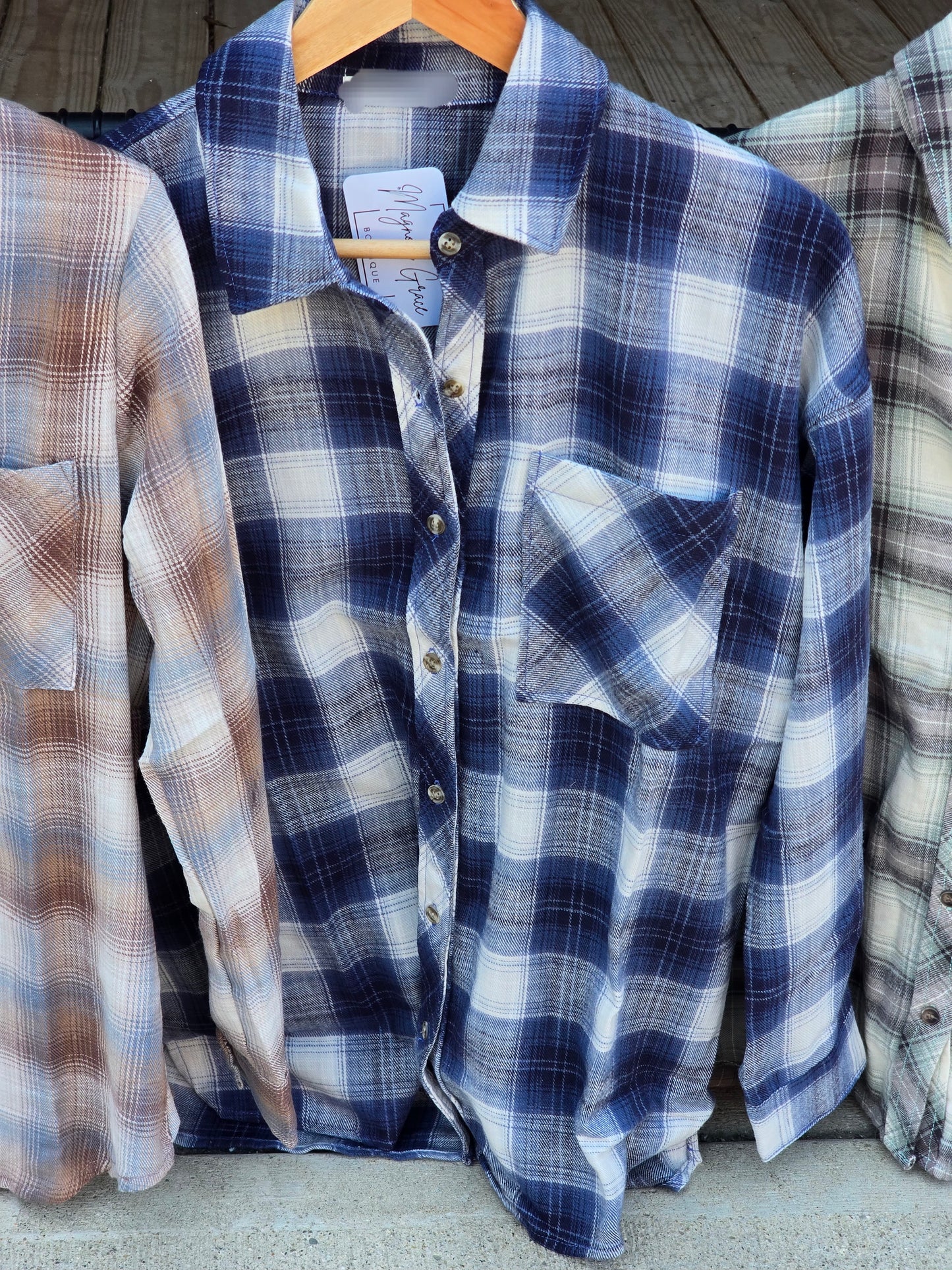 Blue Plaid Flannel