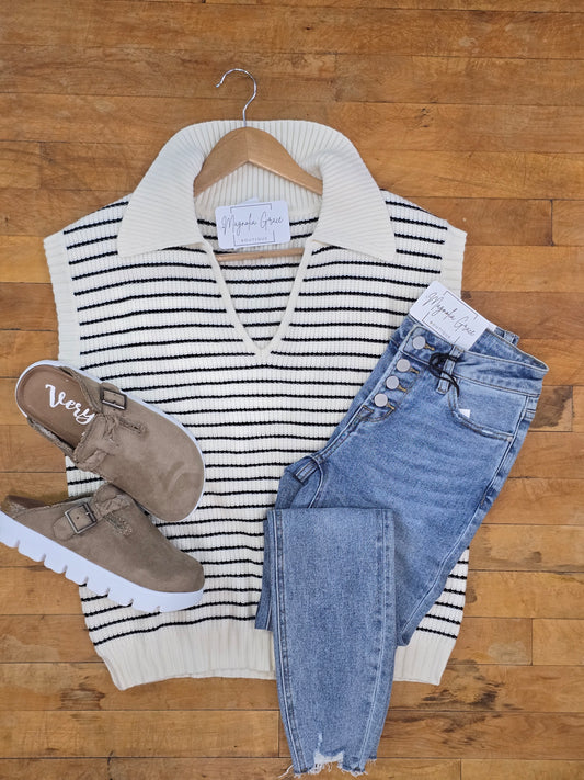 London Collared Tank