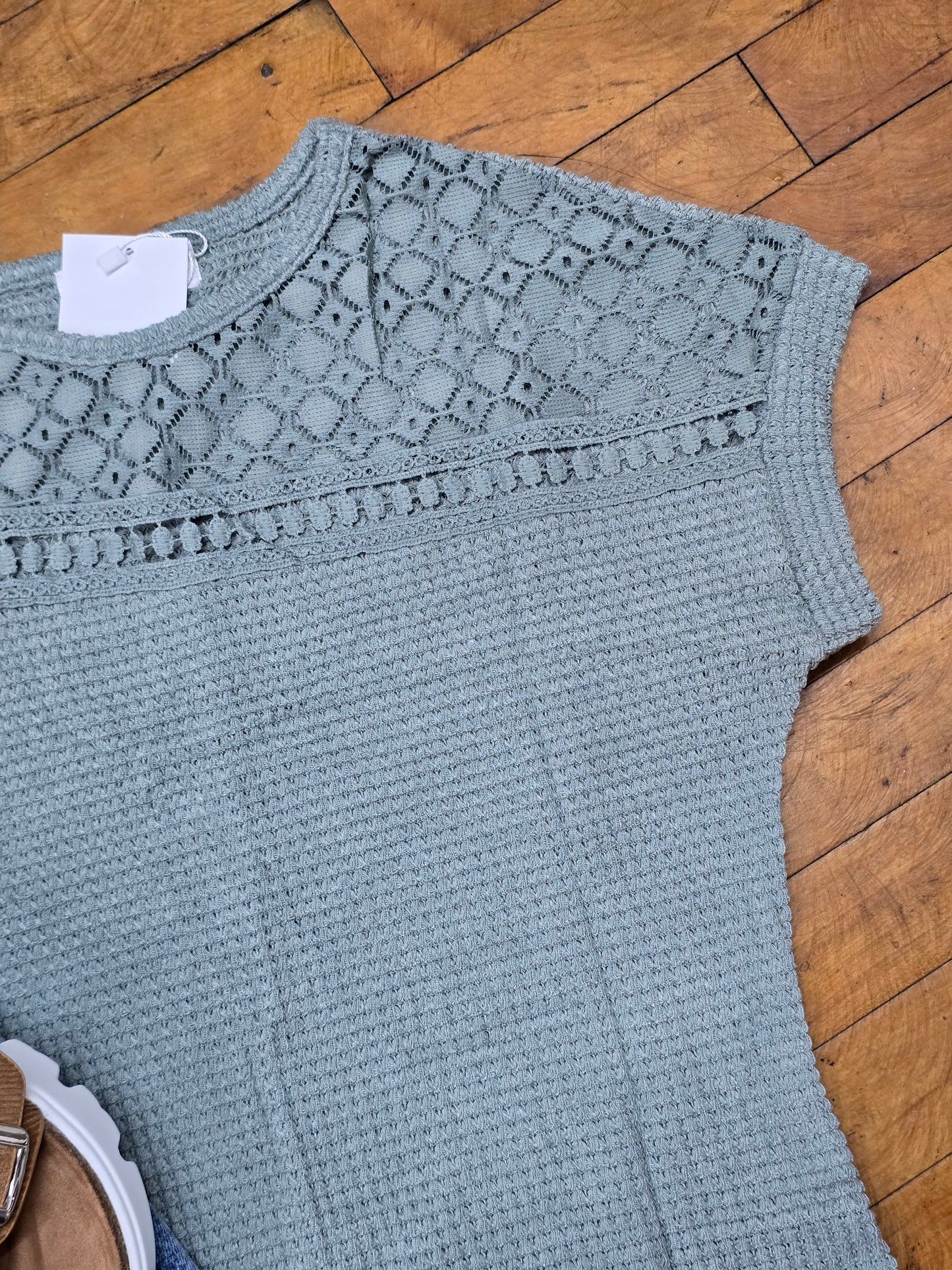 Benny Waffle Knit Top