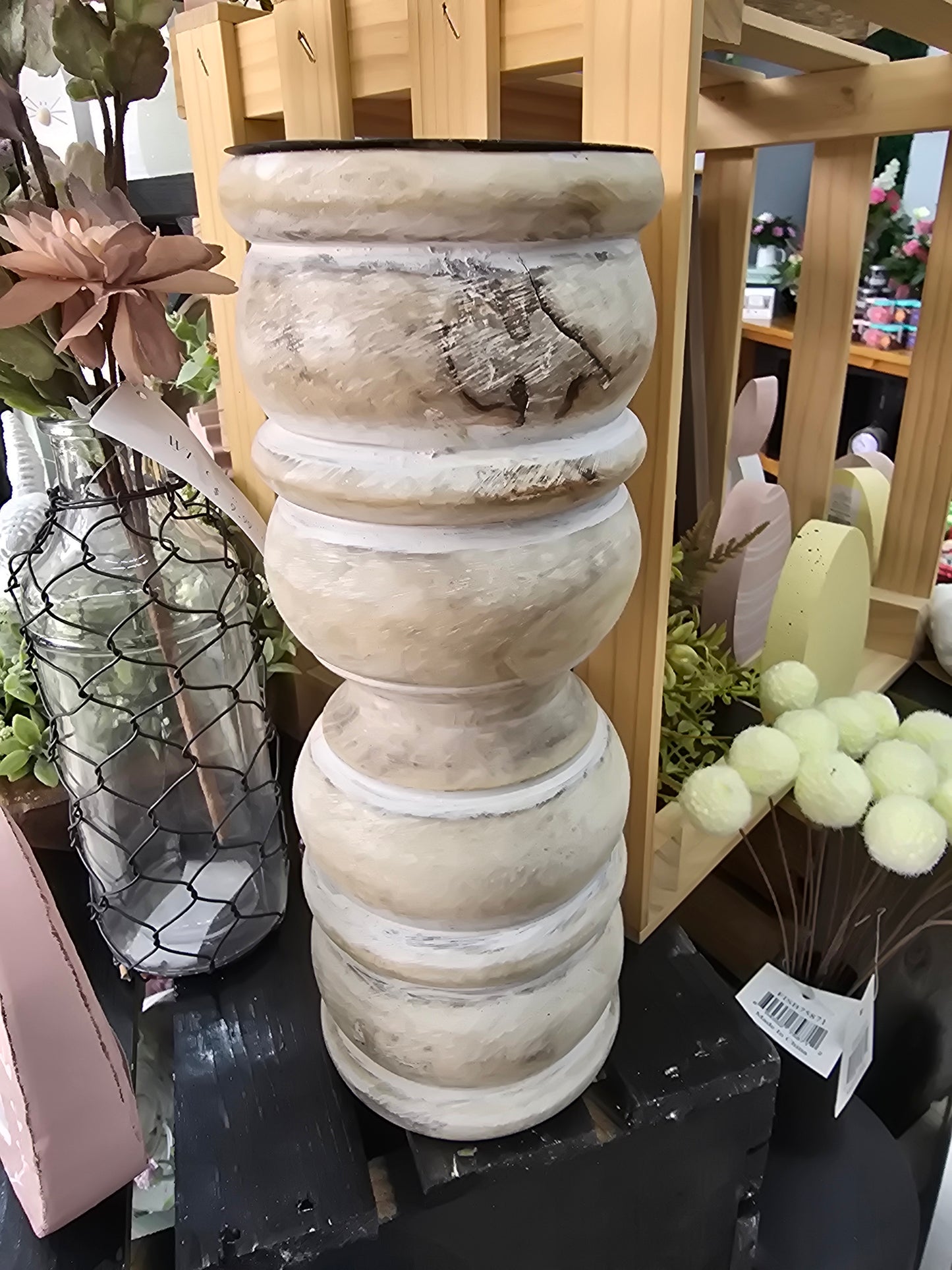 Mango Washed Candle Holder