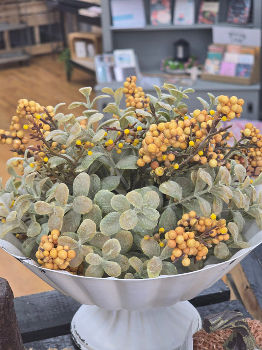 Pebble Creek Half Sphere Mustard