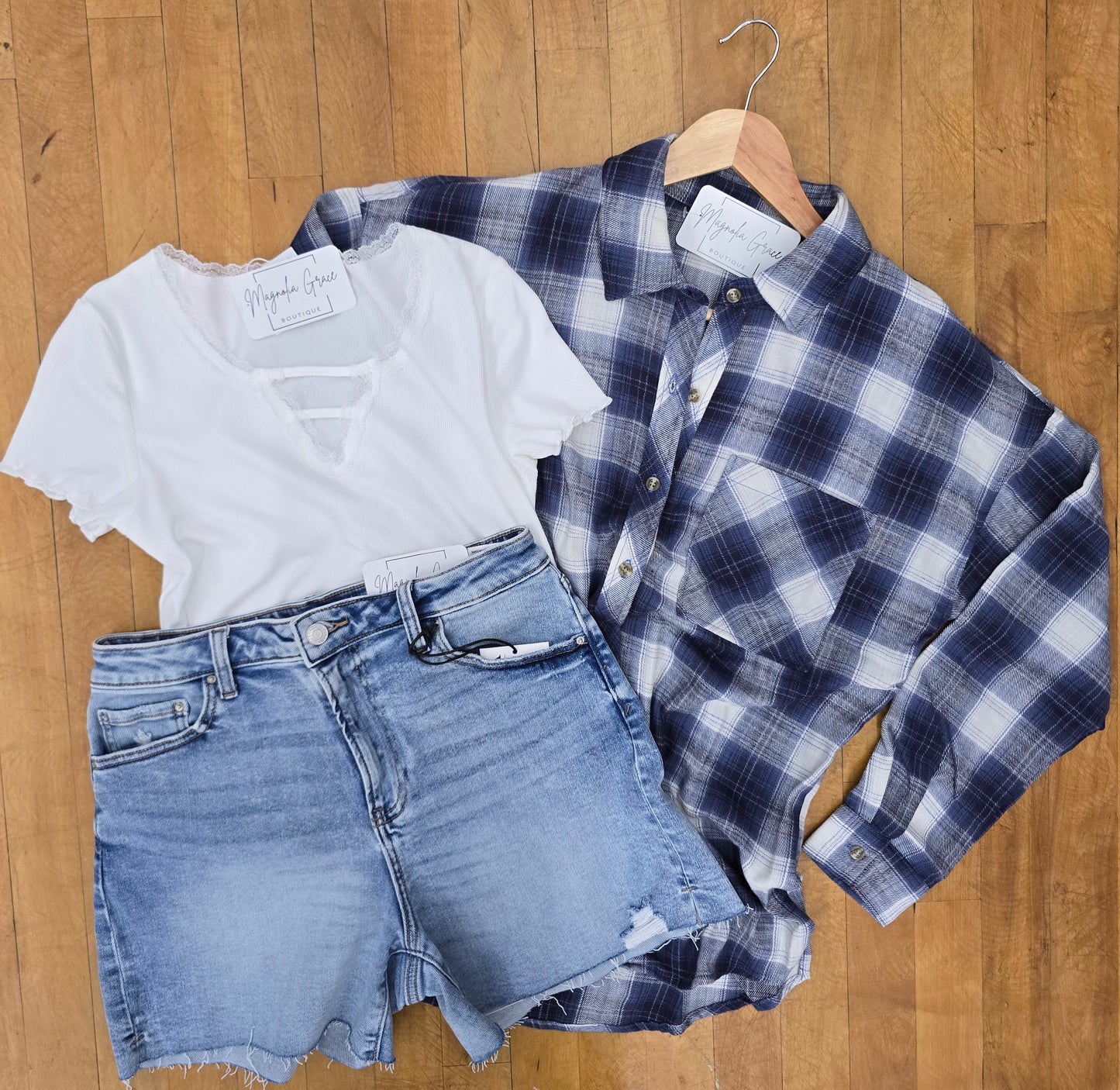Blue Plaid Flannel