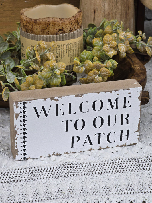 Welcome to our Patch Block