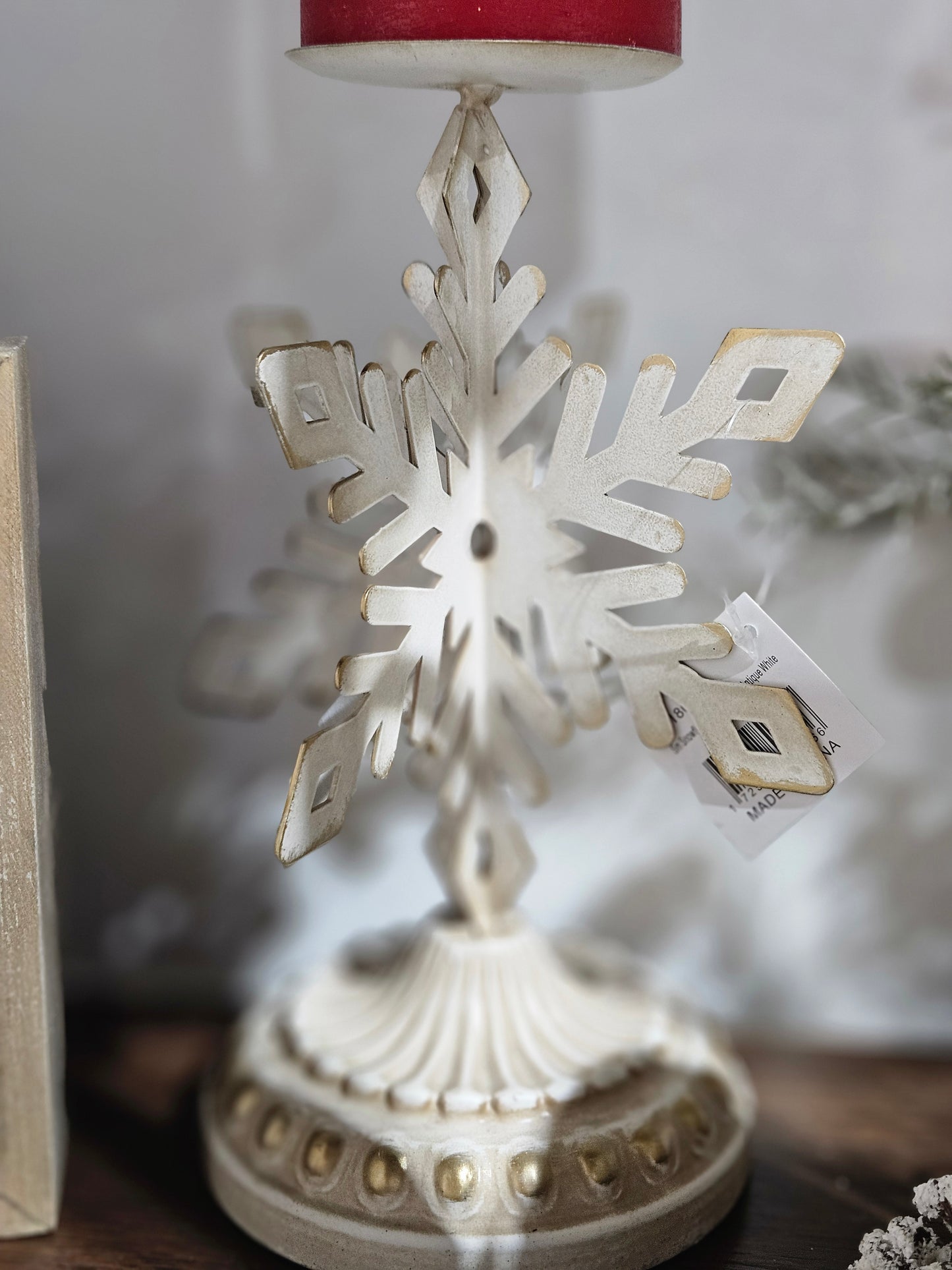 Snowflake Candle Holder