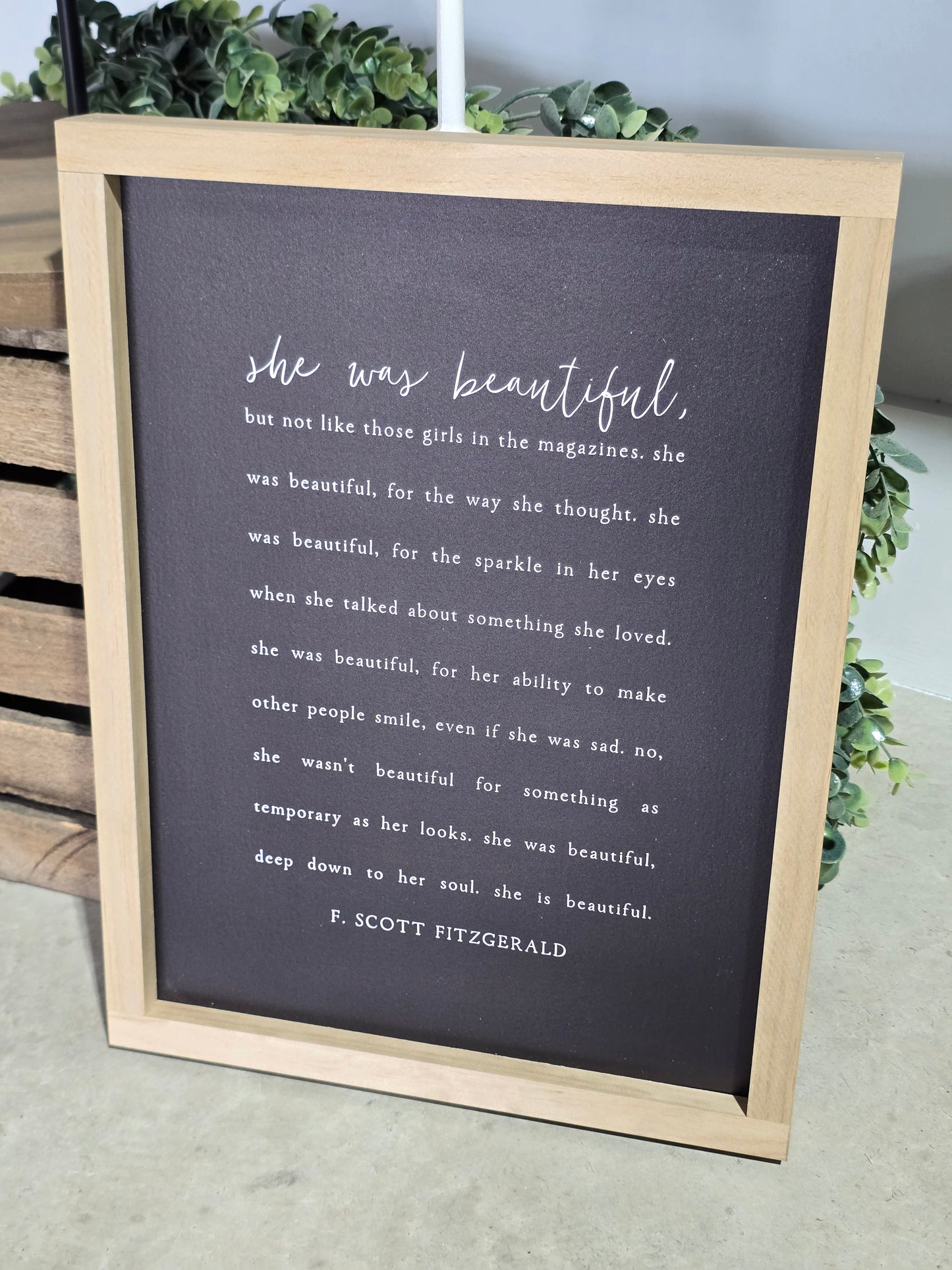 13x17 She Was Beautiful