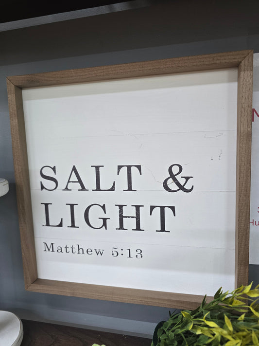 Salt & Light Sign