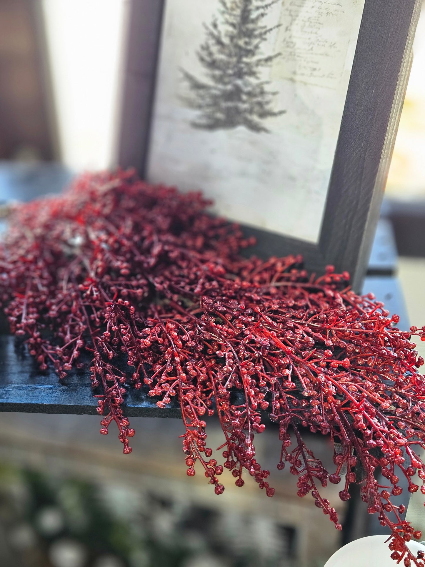 28" Frivolity Berry Spray