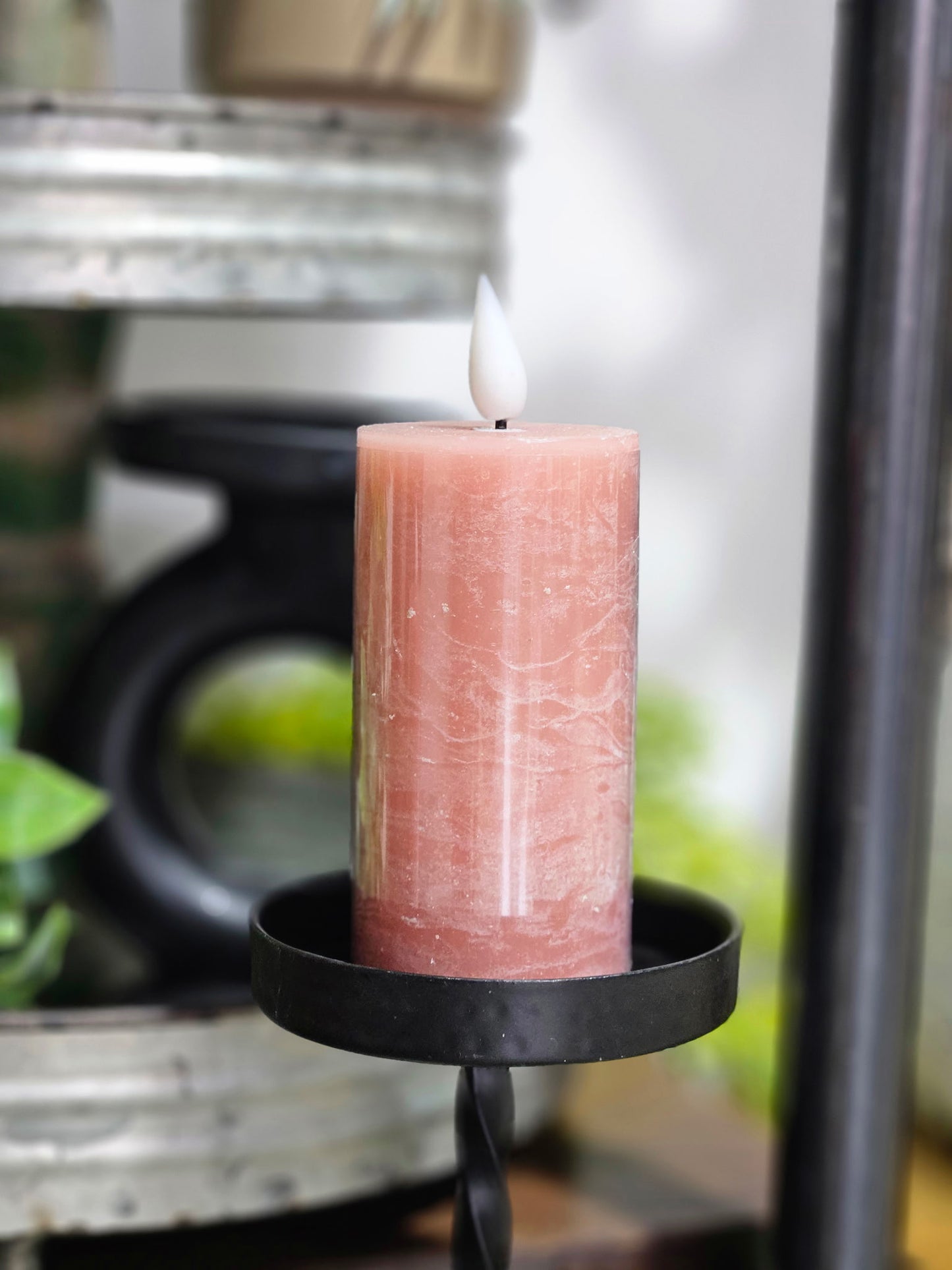 4in Pink LED Votive