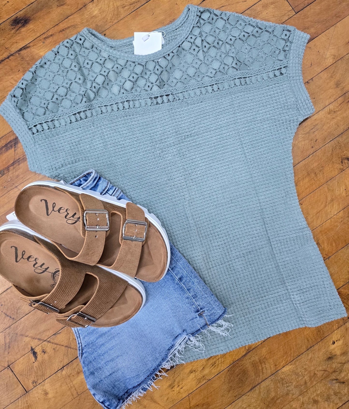 Benny Waffle Knit Top