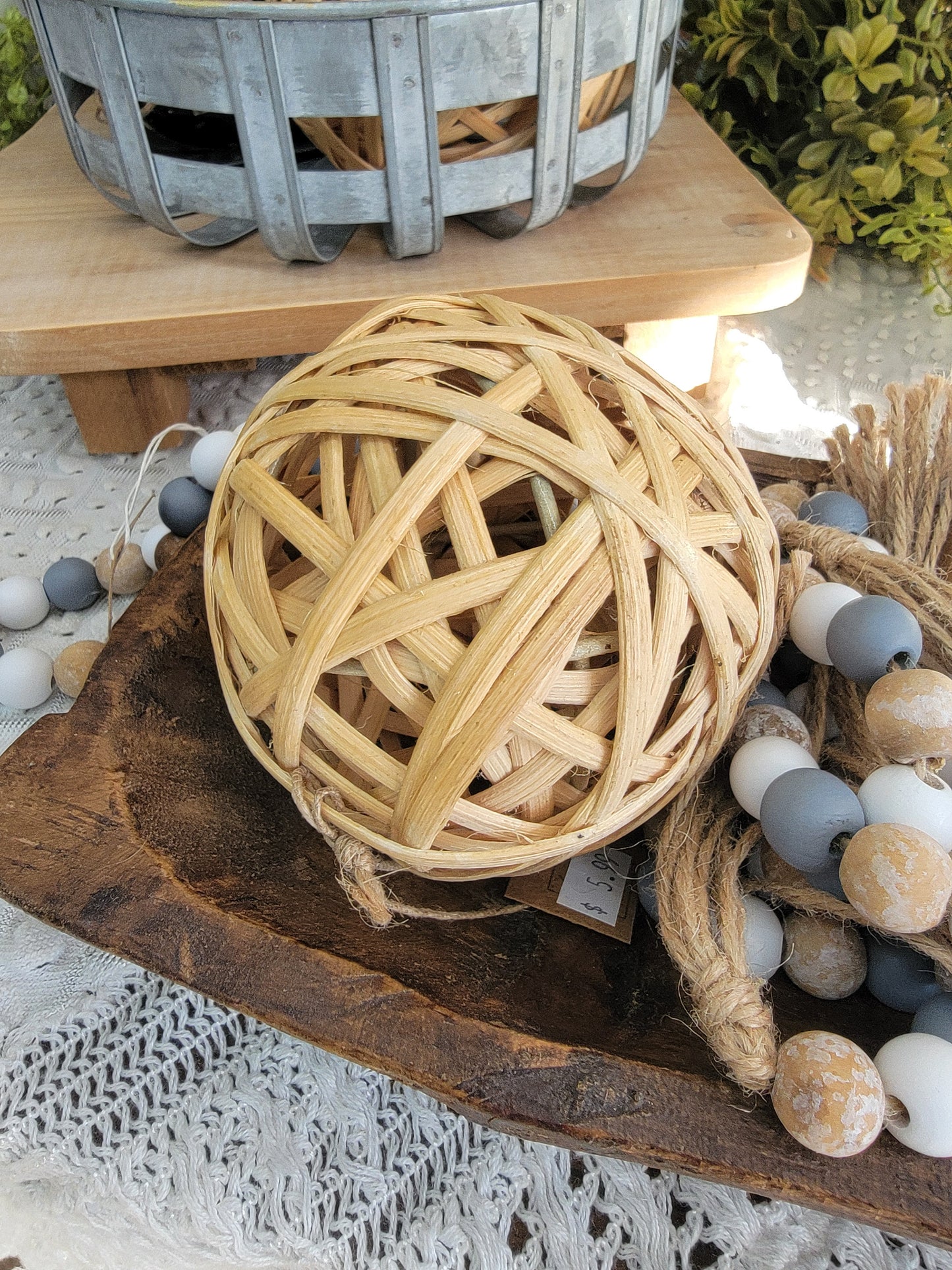 Natural Rattan Ball