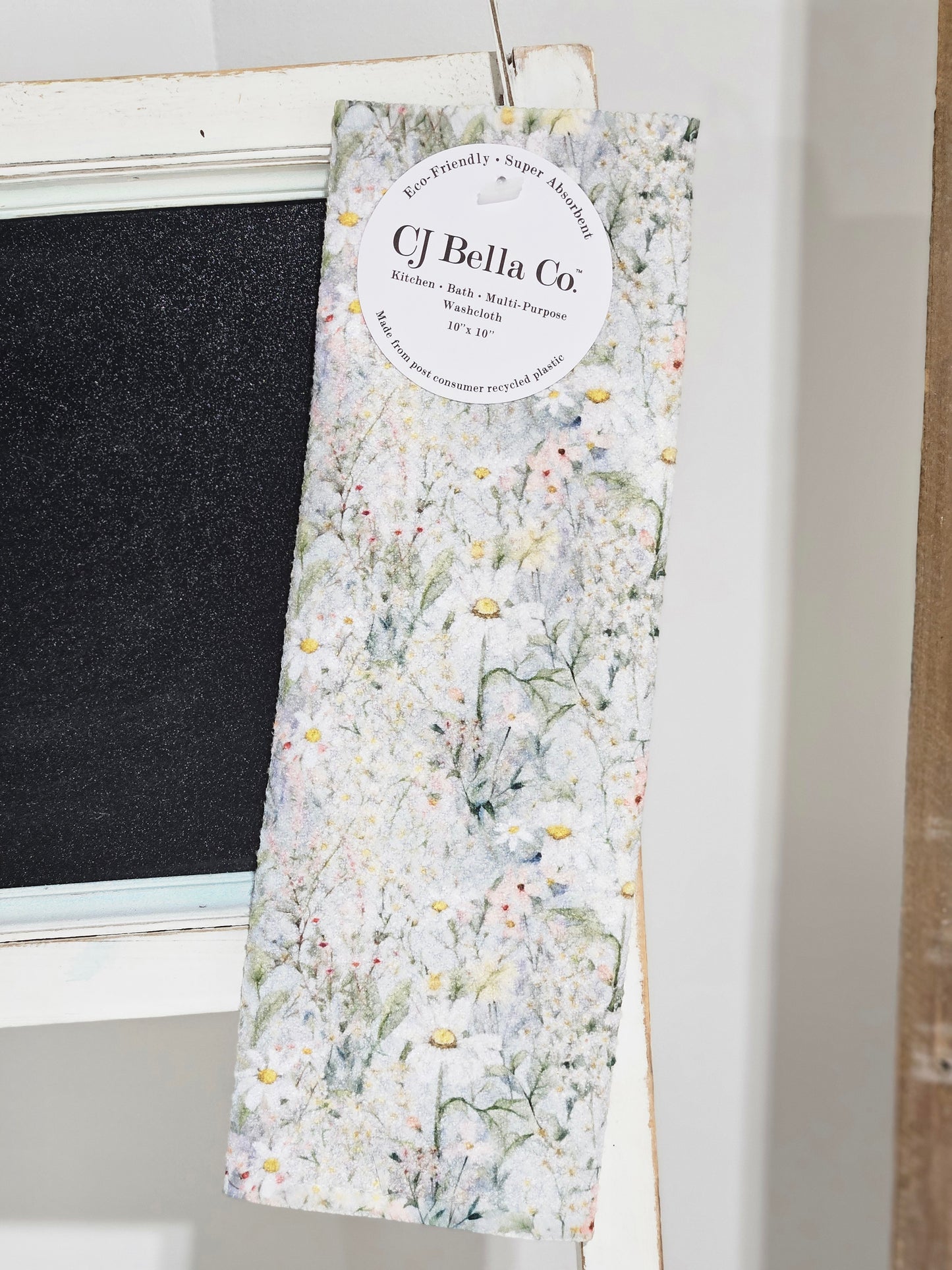 Daisies And Wildflowers Eco-Friendly Washcloth