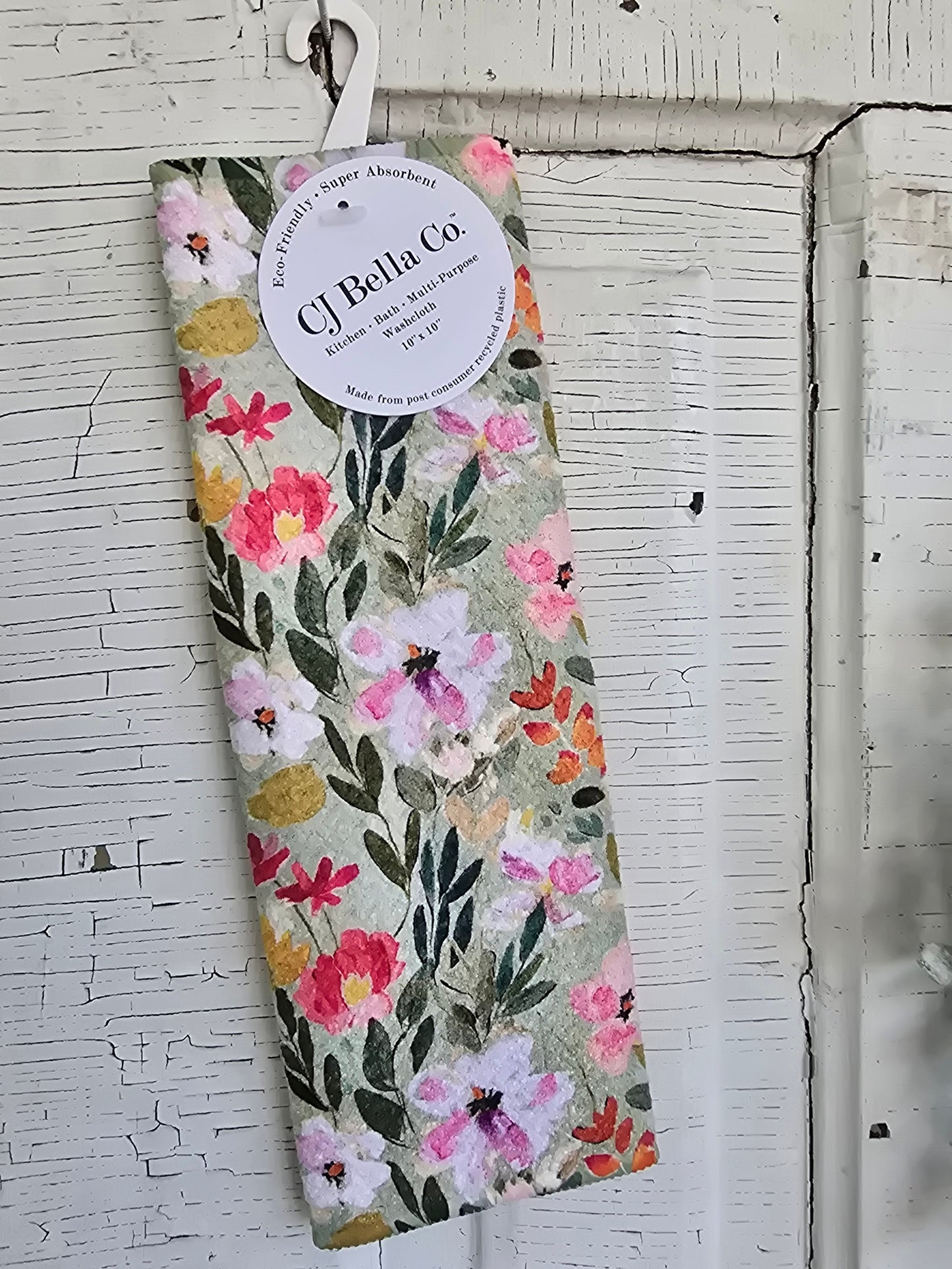 Flowers w/Sage Eco-Friendly Washcloth