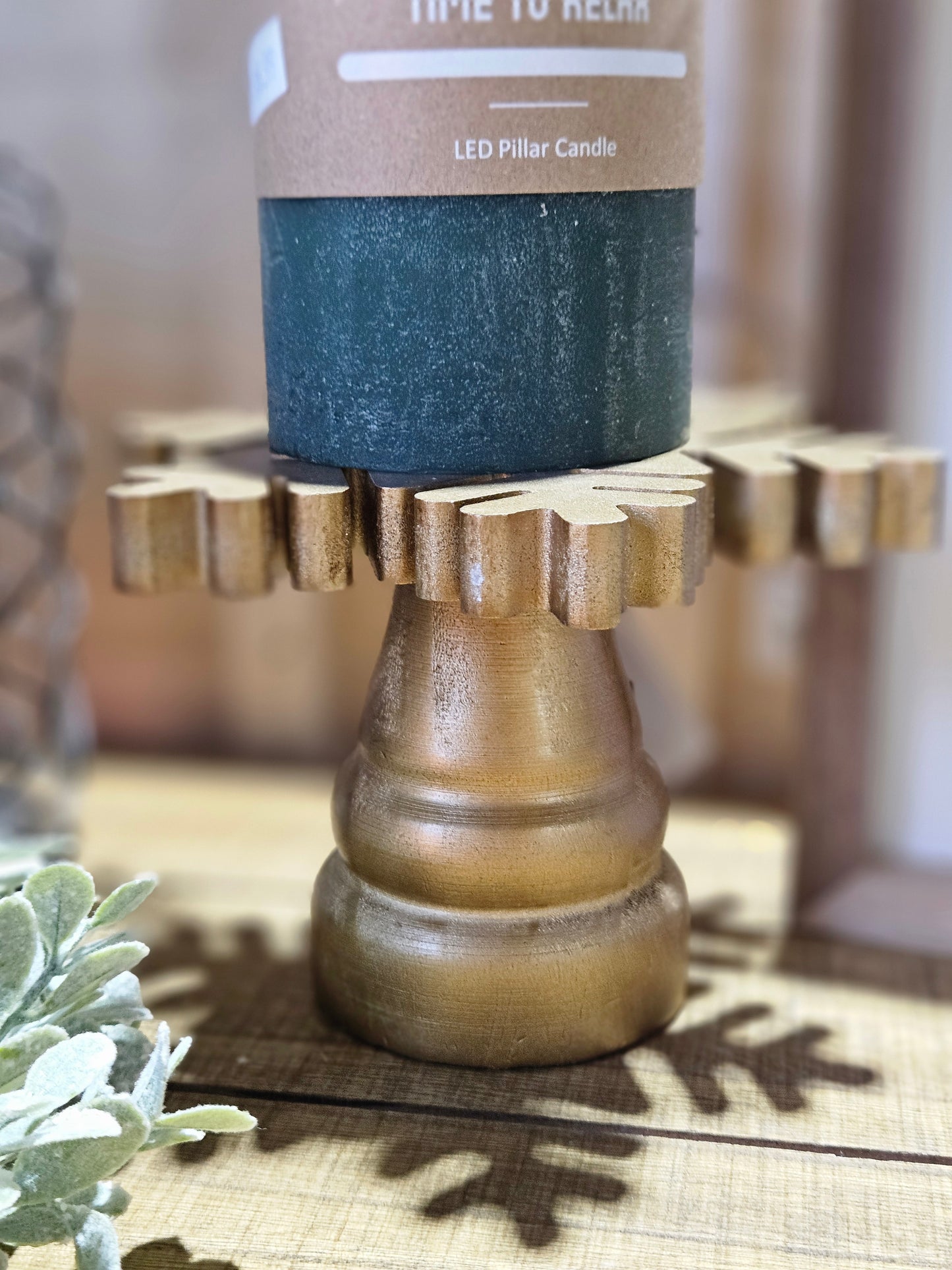 Snowflake Candle Stand