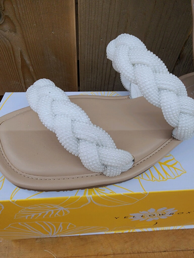 Davie White Sandal