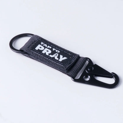 Tap To Pray Tactical Carabiner Keychain