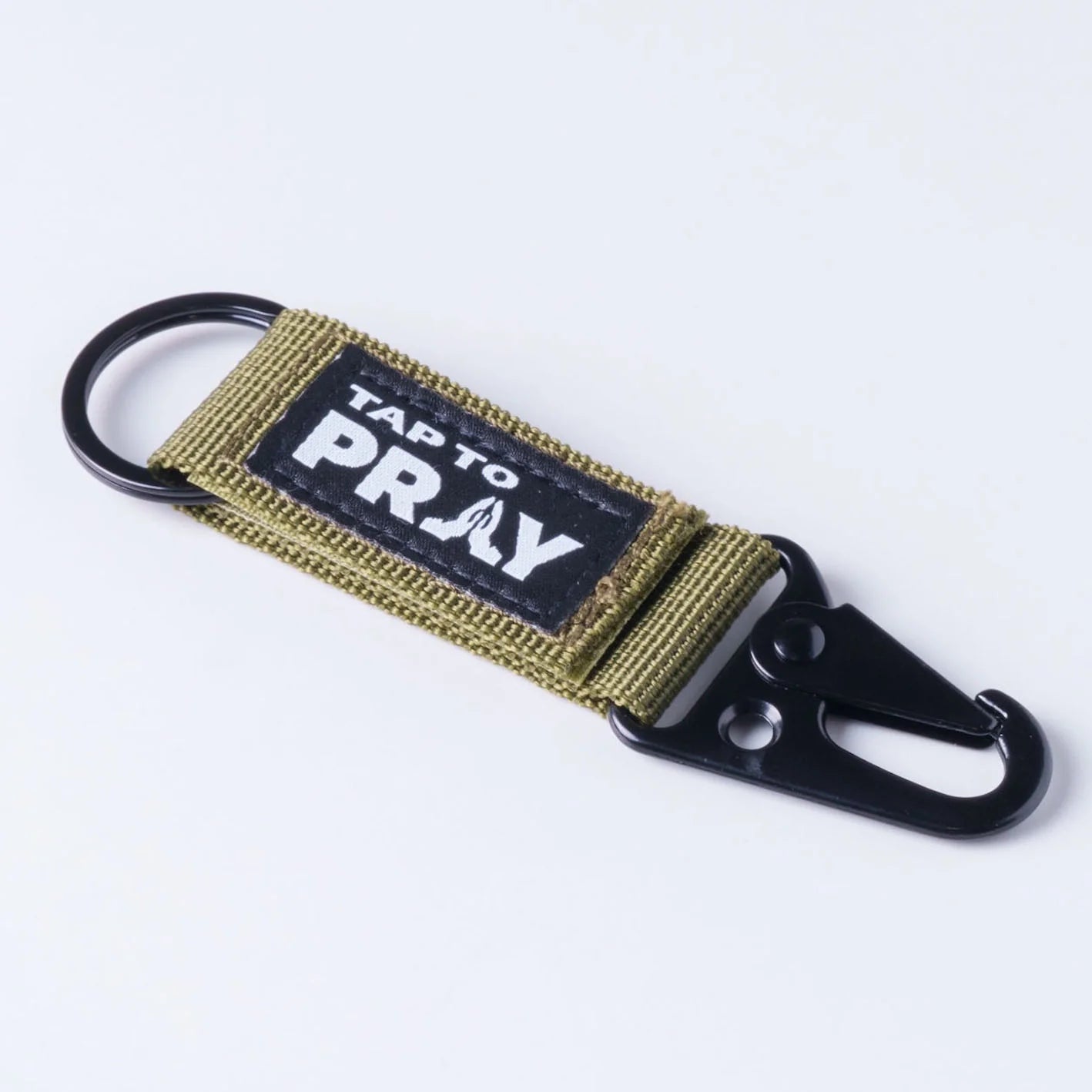 Tap To Pray Tactical Carabiner Keychain