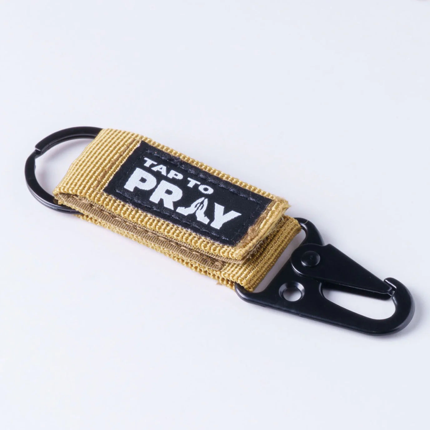 Tap To Pray Tactical Carabiner Keychain