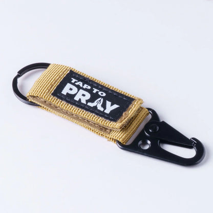 Tap To Pray Tactical Carabiner Keychain