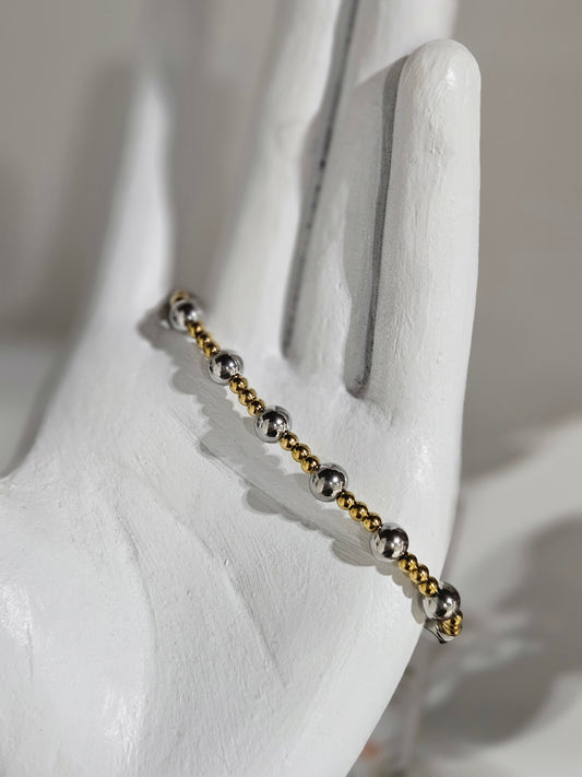 Golden Beads Bracelet
