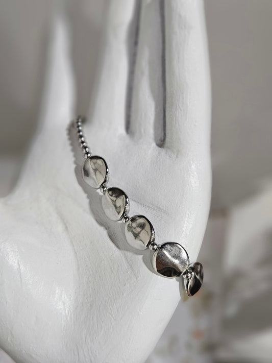 Silver Pebble Bracelet