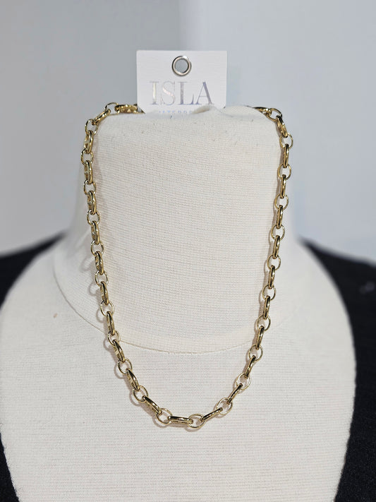 Mariner Chain Necklace PVD Gold
