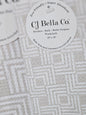 Beige Geo Square Washcloth