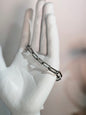 Paper Clip Bracelet -Silver