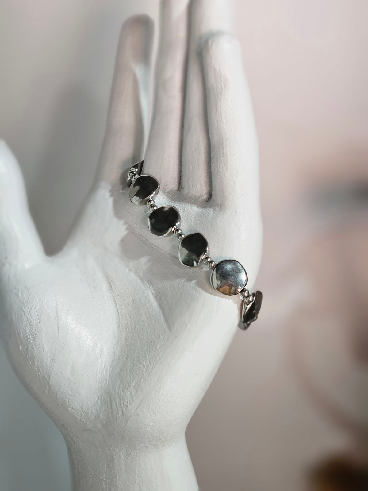 Silver Pebble Bracelet